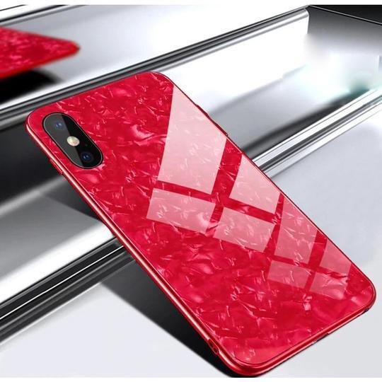 Dream Shell Textured Marble Case For iPhone X/XS - Planetcart