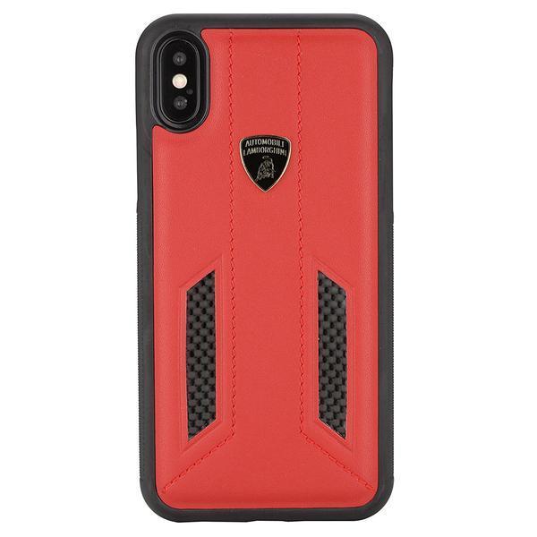 Lamborghini Genuine Huracan D6 Carbon Fiber And Leather Crafted Limited Edition Case For iPhone XS Max