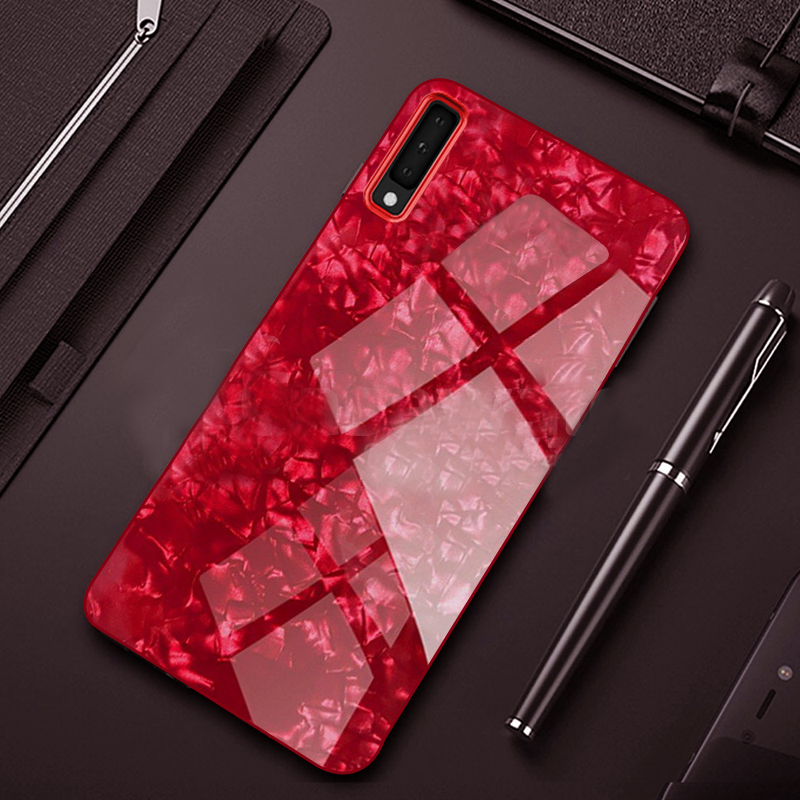 Dream Shell textured marble Case For Samsung A50 - Planetcart