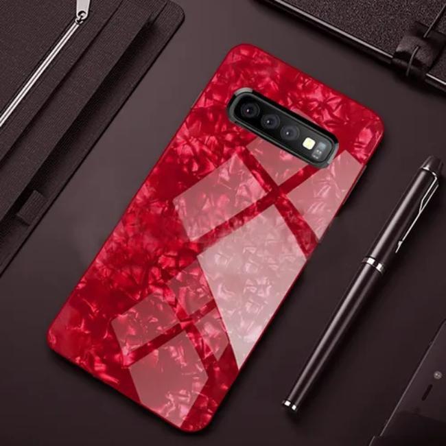 Dreamshell Textured Marble Case For Samsung Glaxy S10 Plus - Planetcart