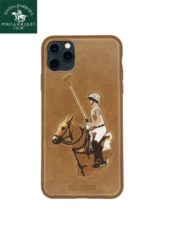 Santa Barbara Jockey Series Genuine Leather Case for iPhone 11 Pro Max - Planetcart