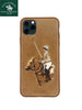 Santa Barbara Jockey Series Genuine Leather Case for iPhone 11 Pro Max