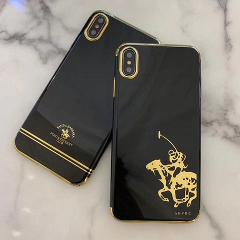 Santa Barbara Gatsby Series Genuine Leather Case For iPhone X/XS