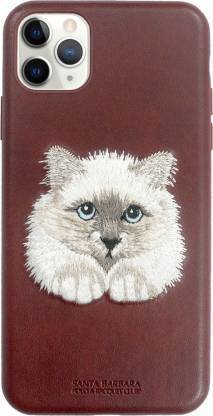 Santa Barbara Savana Genuine Leather Case for iPhone 11 Pro Max Cat - Planetcart