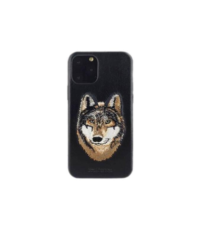 Santa Barbara Savana Genuine Leather Case for iPhone 11 Pro Max Wolf - Planetcart