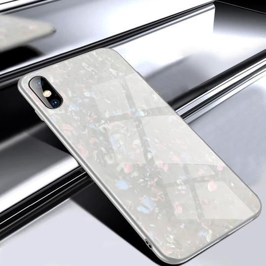 Dream Shell Textured Marble Case For iPhone X/XS - Planetcart