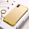 Frameless Semi Transparent Finger Ring Case For iPhone Xs Max