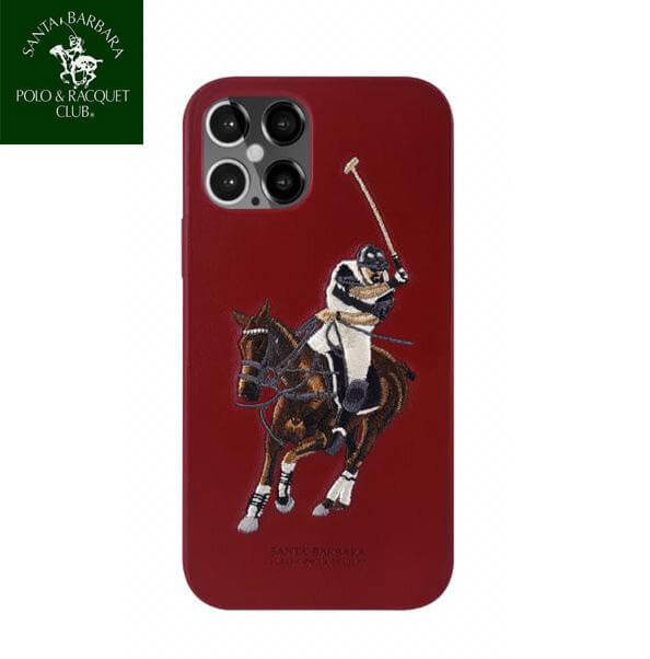 Santa Barbara Jockey Series Genuine Leather Case For iPhone 13 - planetcartonline