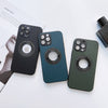 High End luxury Leather Look Magnetic Silicon Case For iPhone 13