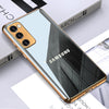 Premium Glossy Gold Edge Glass Back Case For Samsung Galaxy S20 FE