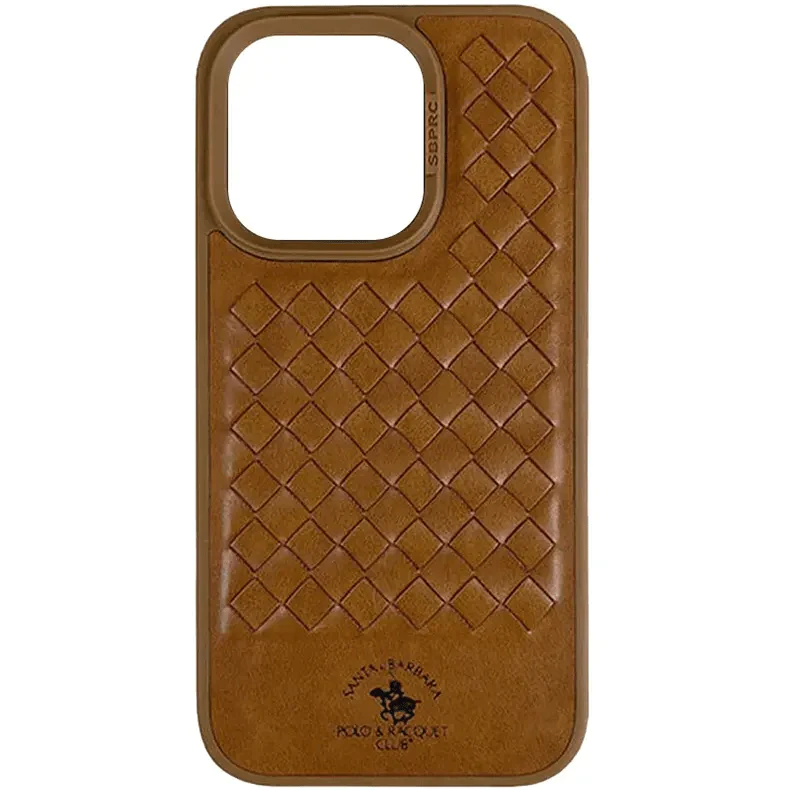 Santa Barbara Classic Ravel Series Genuine Leather Case For iPhone 15 Pro Max