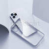 Premium Glossy Look Square Silicon Clear Case For iPhone 12/12 Pro