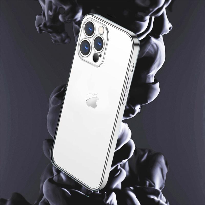 Luxury Square Silicon Premium Transparent Clear Case With Camera Protection For iPhone 11 Pro Max - planetcartonline