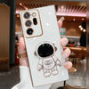 Astronaut Luxurious Gold Edge Back Case For Samsung Galaxy Note 20 Ultra